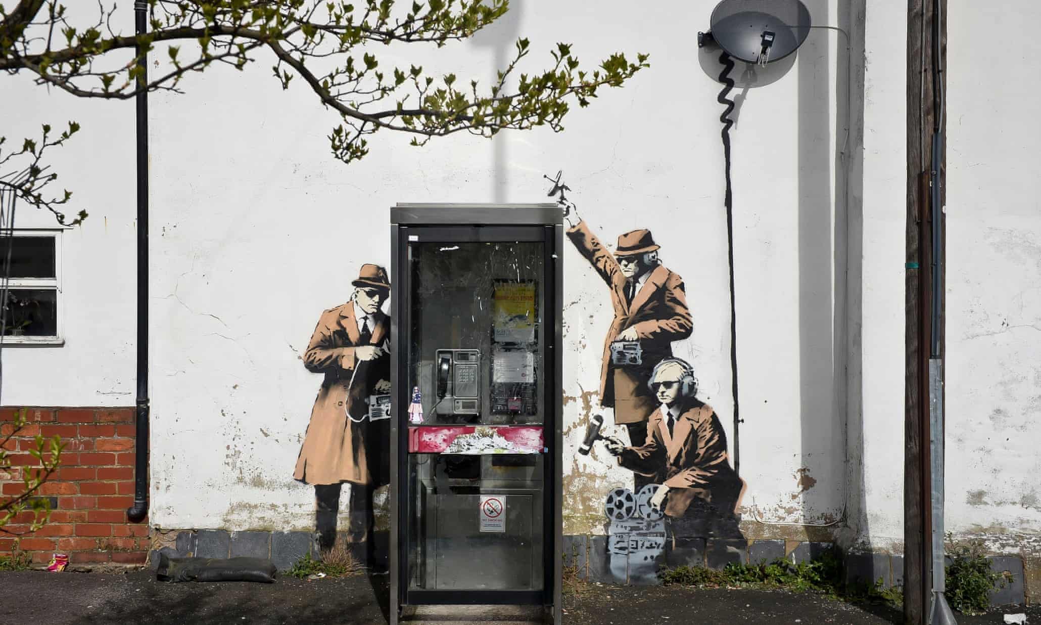 Banksy spy booth